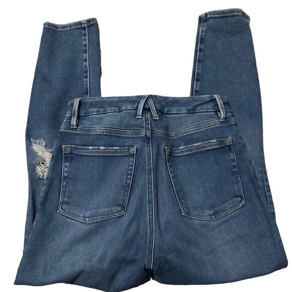 Good Legs Ripped High Waist Crop Skinny Jeans - Picture 3 of 6